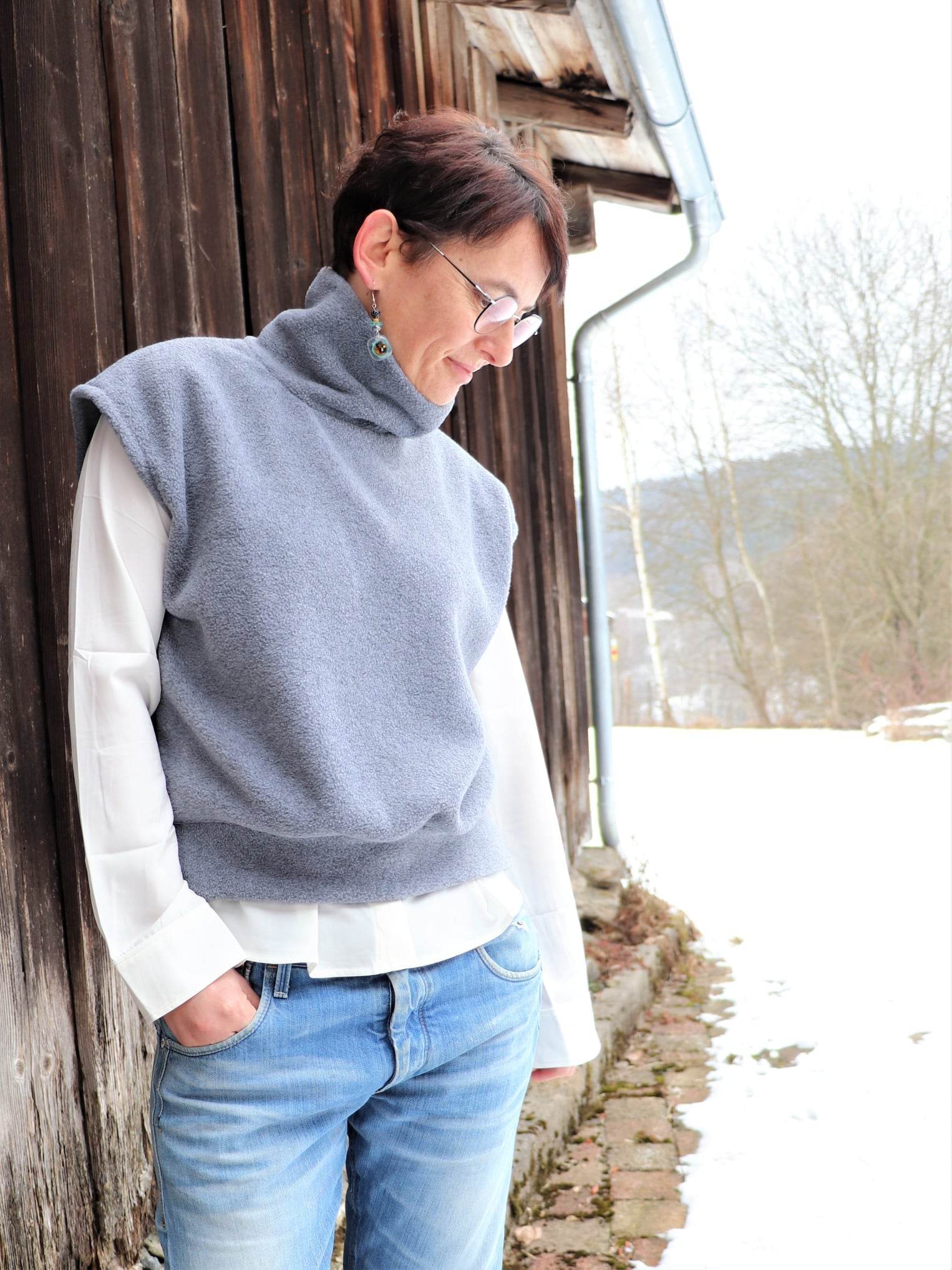 Schnittmuster Sweater/Pullunder SCHENNA Gr. 34-56 : - Sewando
