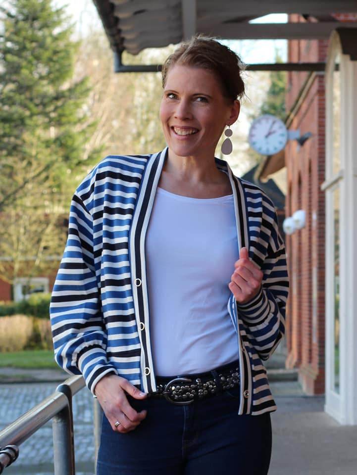 Schnittmuster Oversize Cardigan OBEREGGEN Gr. 32-56 : - Sewando