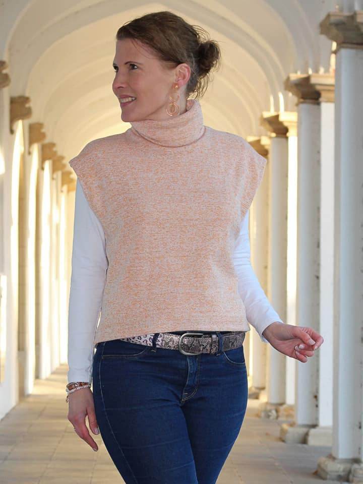 Schnittmuster Sweater/Pullunder SCHENNA Gr. 34-56 : - Sewando