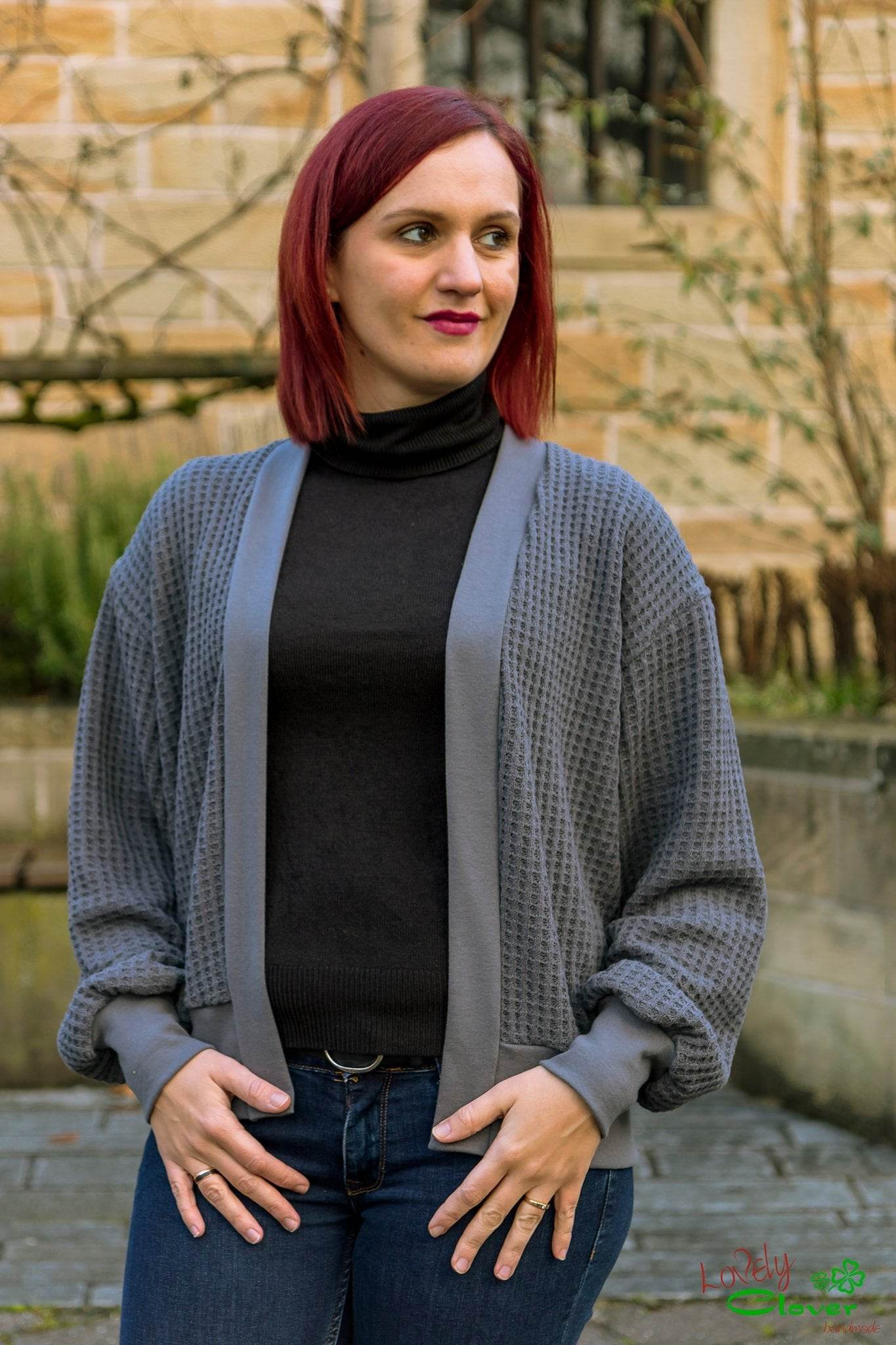 Schnittmuster Oversize Cardigan OBEREGGEN Gr. 32-56 : - Sewando