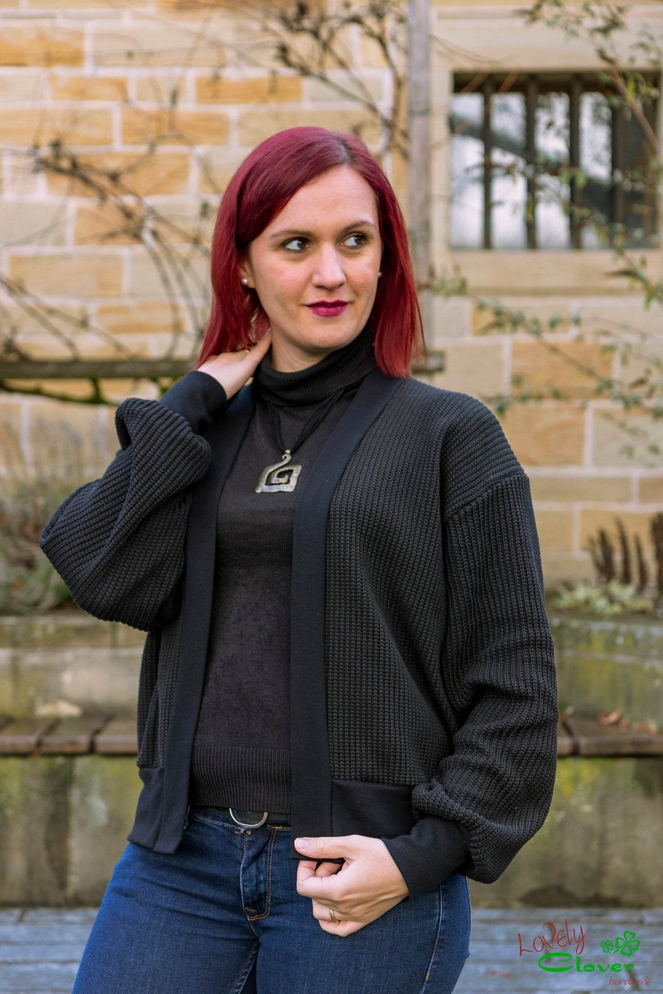 Schnittmuster Oversize Cardigan OBEREGGEN Gr. 32-56 : - Sewando