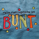 Stickdatei Spruch - Meine Lieblingsfarbe ist BUNT - Sewando