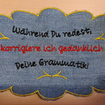 Stickdatei - Bausatz mit 30 Mugrugs (blanko zum Selbstgestalten) - Sewando