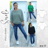 Ebook Schnittmuster Pullover SIROLO Gr. 34-56