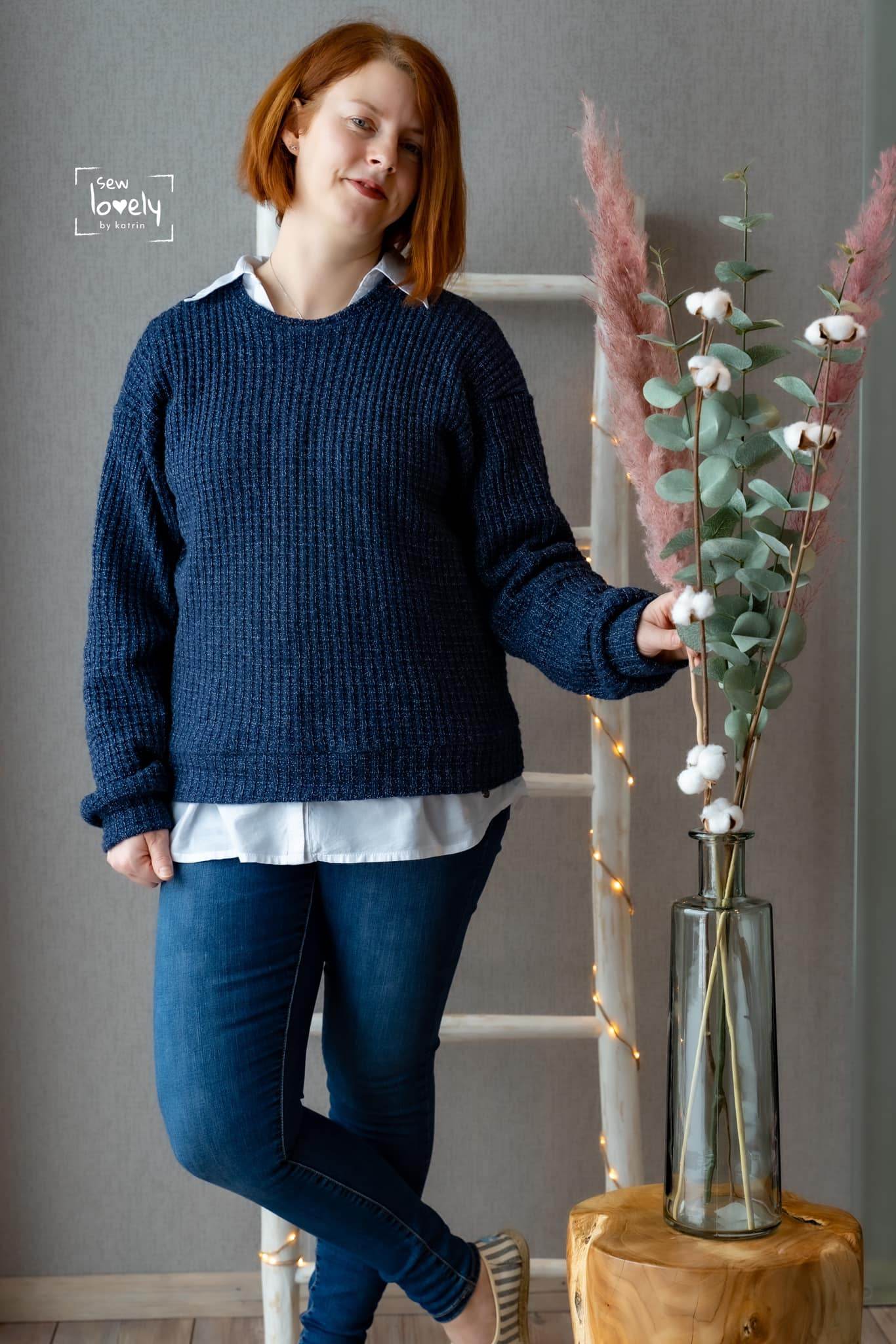 Schnittmuster Sweater/Pullunder SCHENNA Gr. 34-56 : - Sewando