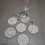 Stickdatei - Untersetzer - Florale MUSTER - Sewando
