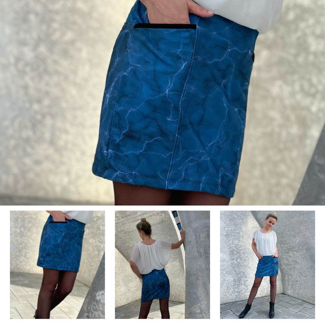 GIULIA MIT TASCHEN - MINIROCK - EBOOK - 32-54 Schnittmuster - Sewando