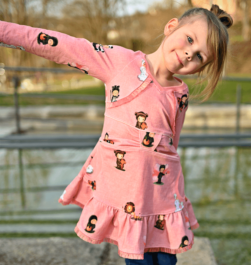 Schnittmuster Abbie Gr. 98 bis 152 - Sewando