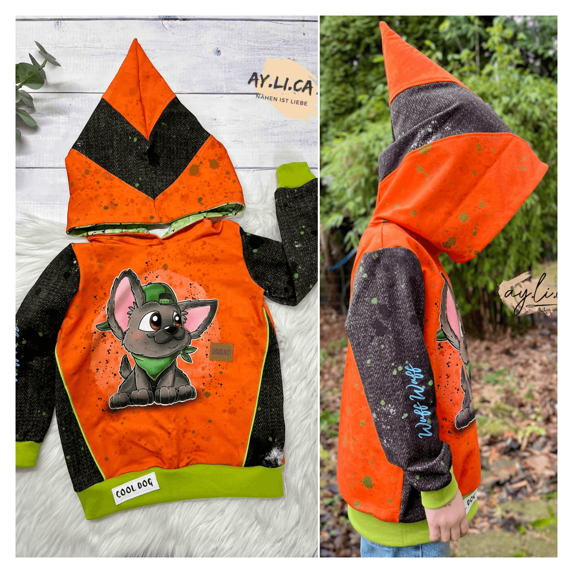 Schnittmuster Pullover Hoodie Bexx Gr. 80 bis 152 - Sewando