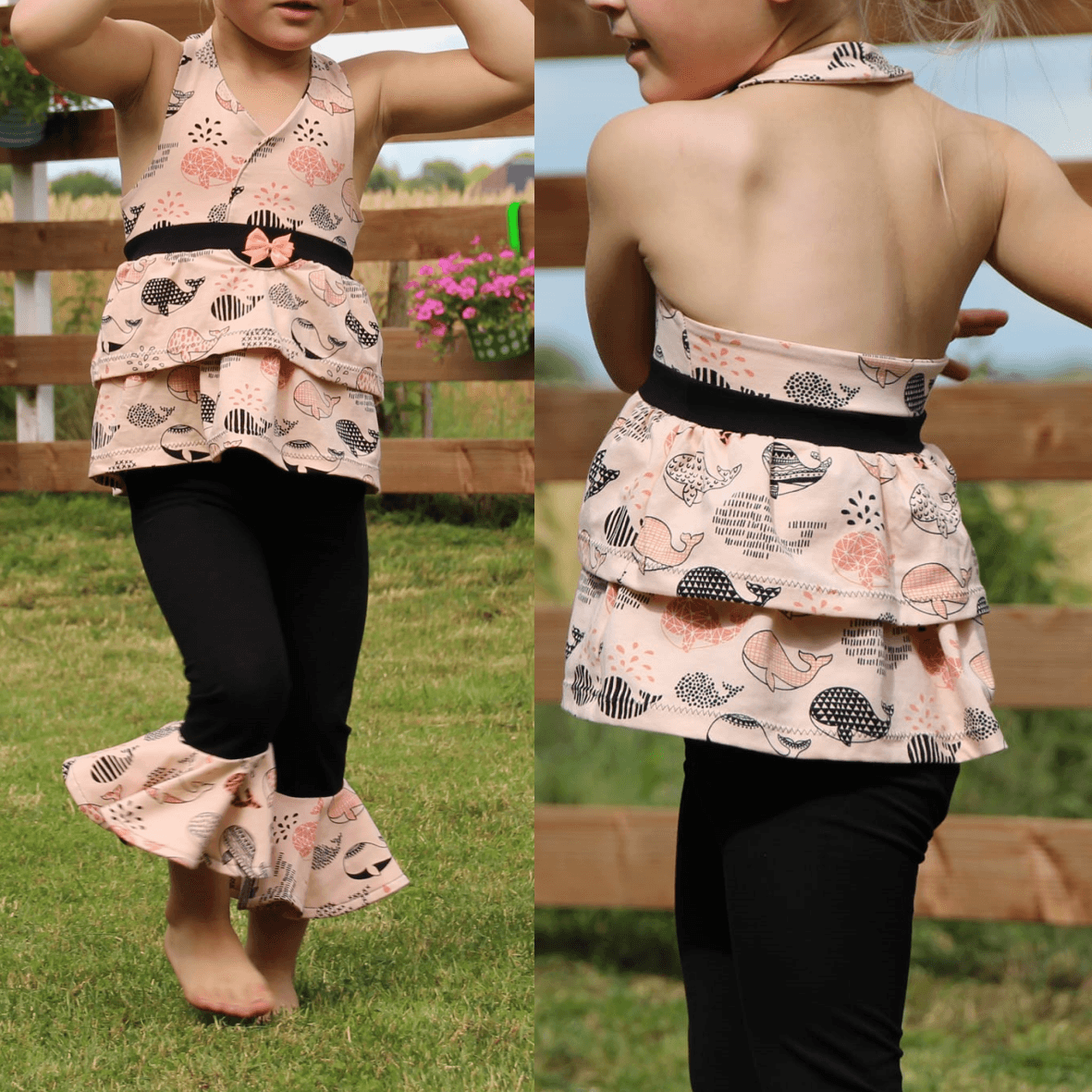 Schnittmuster Ariella MermaidDress Gr. 80 bis 152 - Sewando