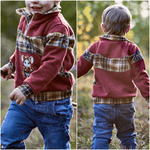 Schnittmuster Pullover, Troyer Achat Gr. 80 bis 152 - Sewando