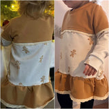 Schnittmuster Himbeerschnee Kuschelkleid Gr. 74 bis 164