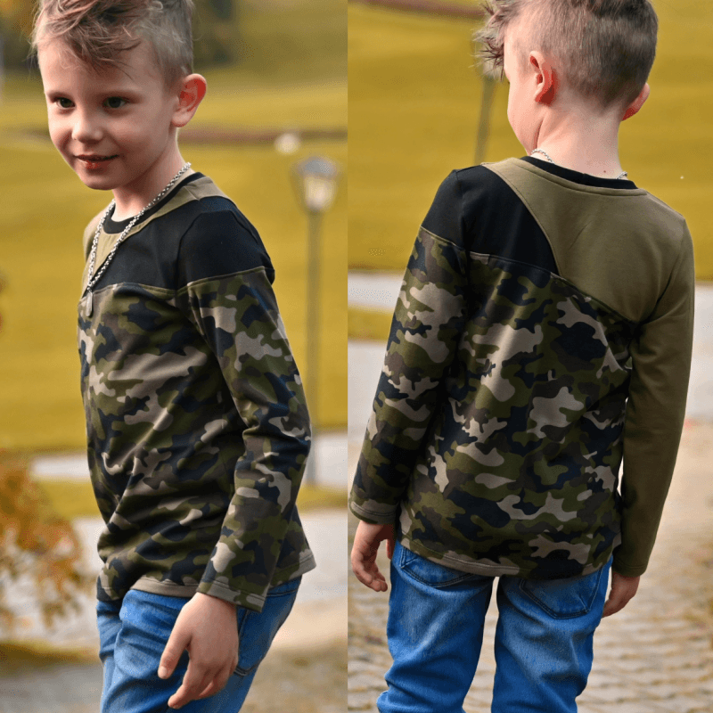 Schnittmuster Basicshirt Alpha Gr. 74 bis 152 - Sewando