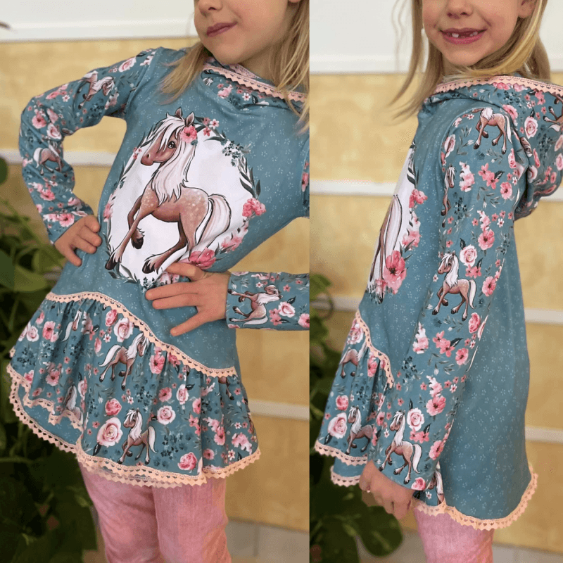 Schnittmuster Pullover/ Kleid Applepie Gr. 80 bis 152 - Sewando