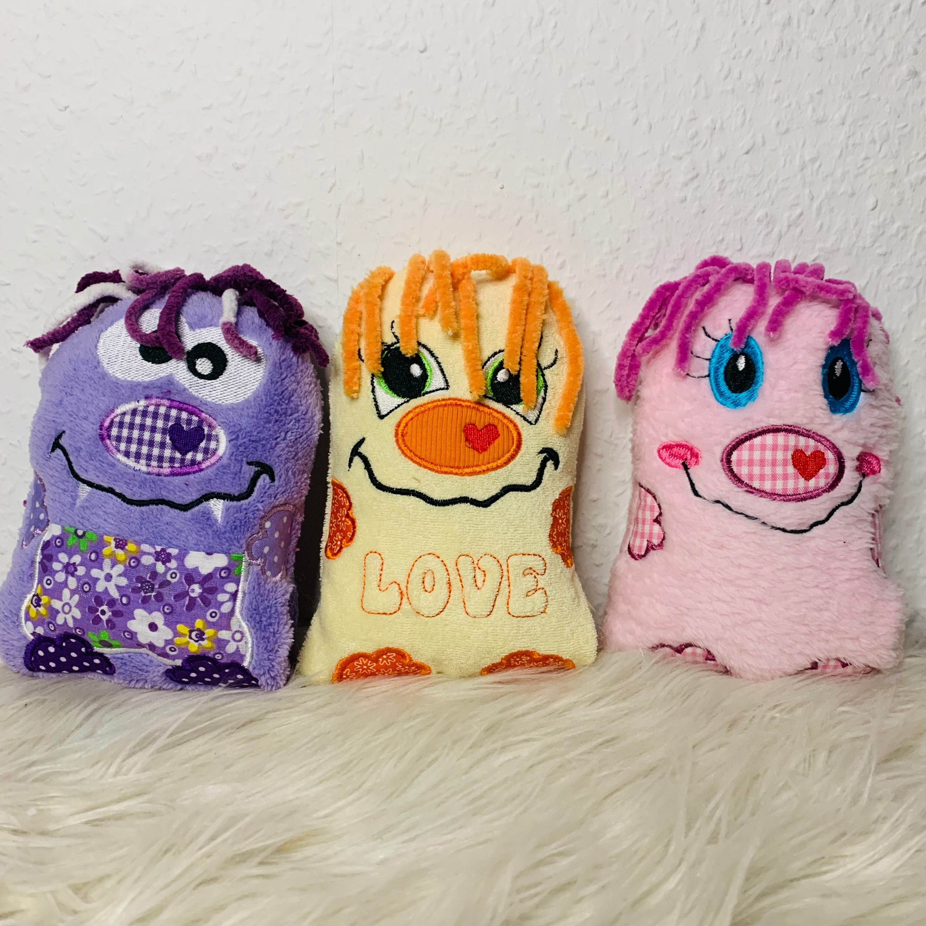 Stickdatei Schnobbel Monster 13x18 Set 2500 - Sewando