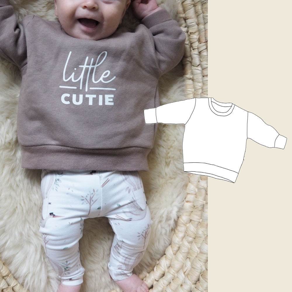 Basic-Sweater Baby / Schnittmuster : - Sewando