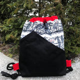 Schnittmuster Turnbeutel ELINE in 3 Varianten (35x40x10cm)