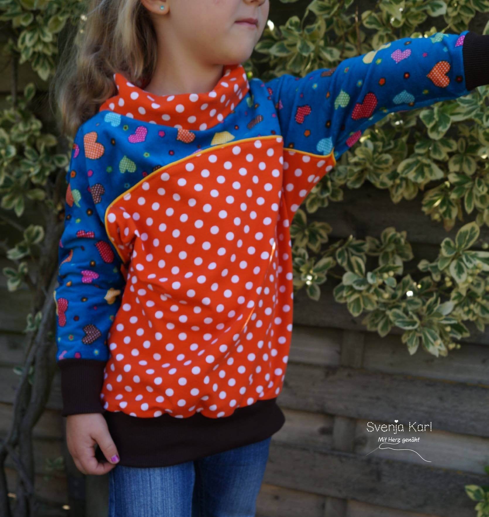 Schnittmuster Shirt/ Pullover Lara&Lars Gr. 68/74-152/158 - Sewando