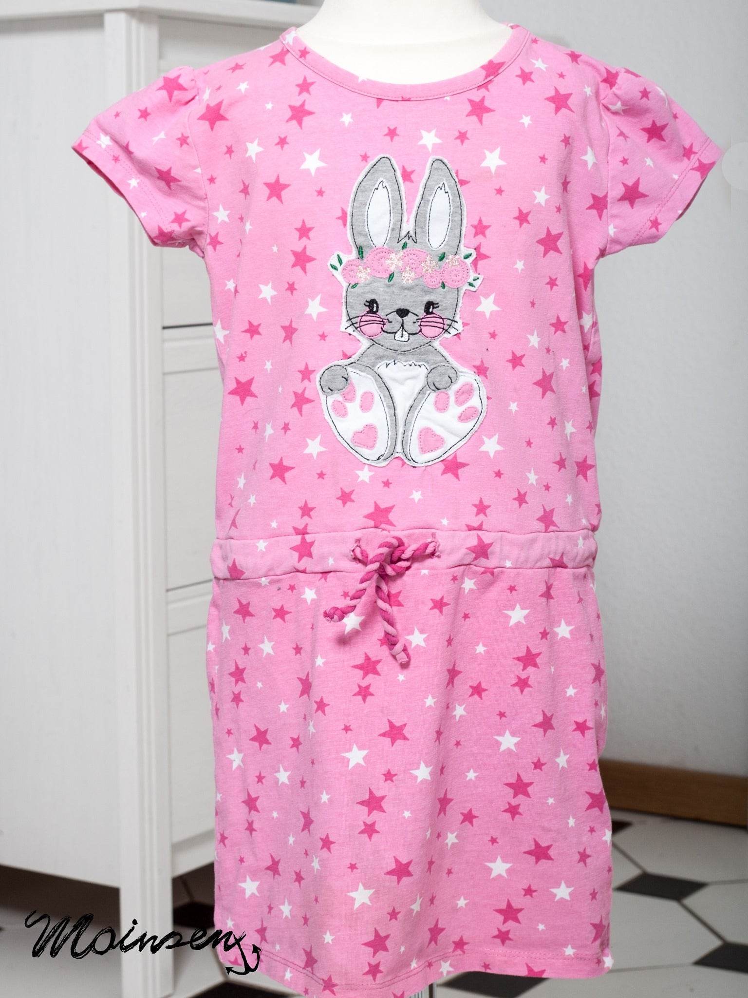 Stickdatei Hanna und Hans Hase - Rahmen 18x30 - Sewando