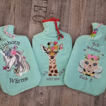 Giraffe Stickdatei, zierlicher Giraffenkopf mit Blumenkranz für deine Stickmaschine - Sewando
