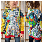 Schnittmuster Pullover Hoodie Bexx Gr. 80 bis 152 - Sewando