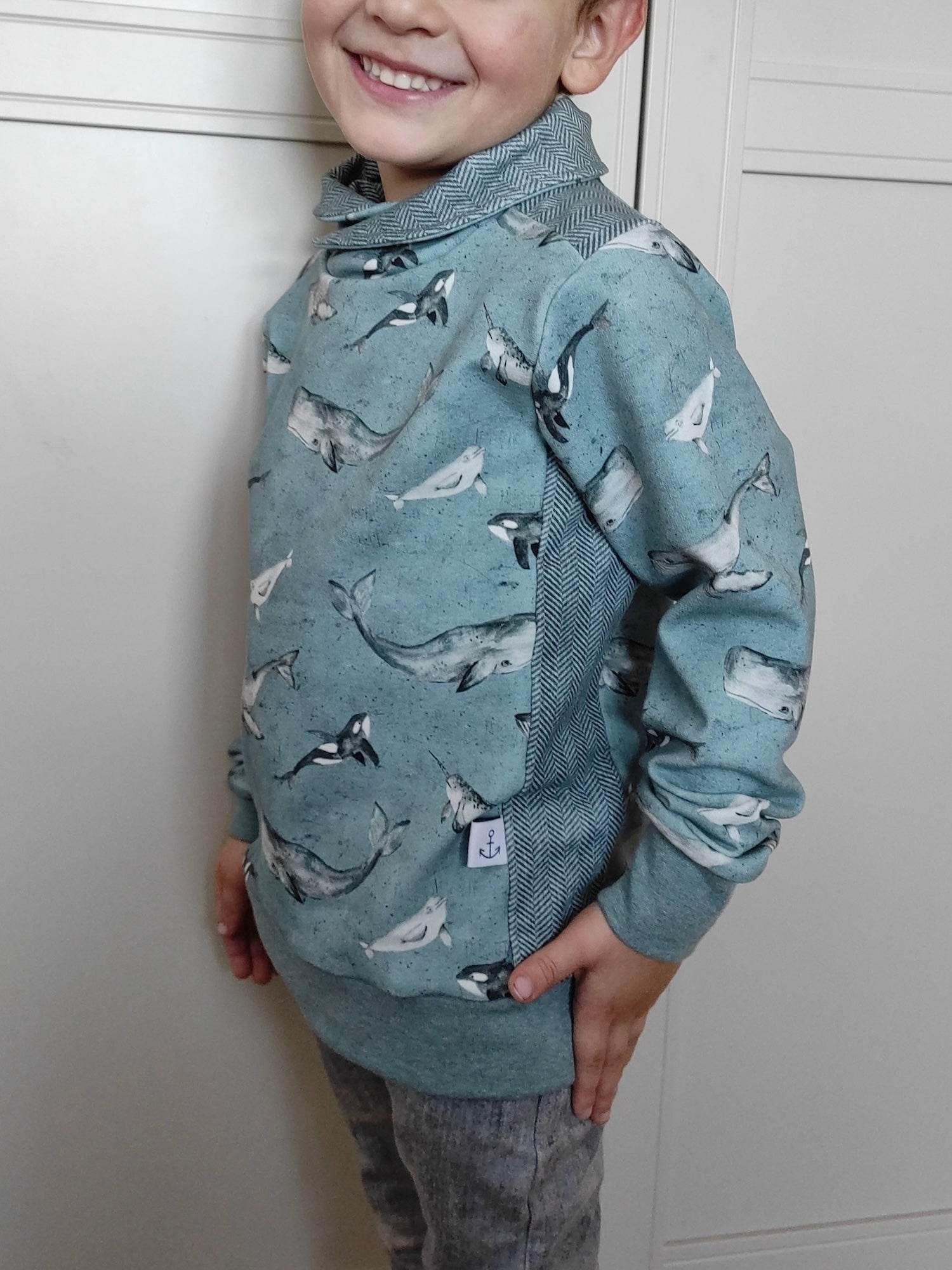 Schnittmuster Hoodie Winter-Tadeo Gr. 74-140 - Sewando