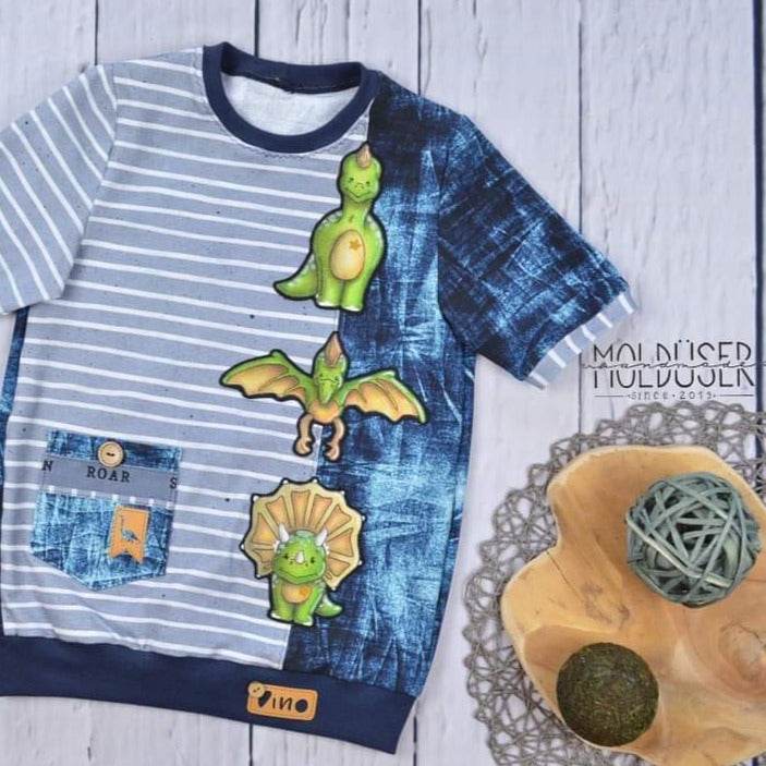 Applikationsvorlage Little Dinos - Sewando