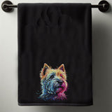 Stickdatei Cairn Terrier "Silas" - realistisch - FÜR DUNKLE STOFFE