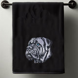 Stickdatei Applikation Mastiff "Marta" - realistisch - FÜR HELLE & DUNKLE STOFFE