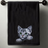 Stickdatei Applikation Katze "Zora" - realistisch - FÜR HELLE & DUNKLE STOFFE