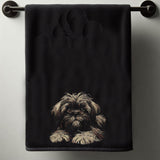 Stickdatei Affenpinscher "Caleb" - realistisch - FÜR DUNKLE STOFFE