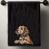 Applikation Stickdatei Irish Setter Welpe "Tabsy" - realistisch - FÜR HELLE & DUNKLE STOFFE