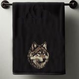 Stickdatei Wolf "Varg" - realistisch - FÜR DUNKLE STOFFE