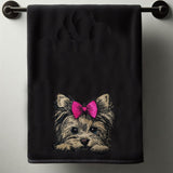 Stickdatei Applikation Yorkshire Terrier "Abilou" - realistisch - FÜR HELLE & DUNKLE STOFFE