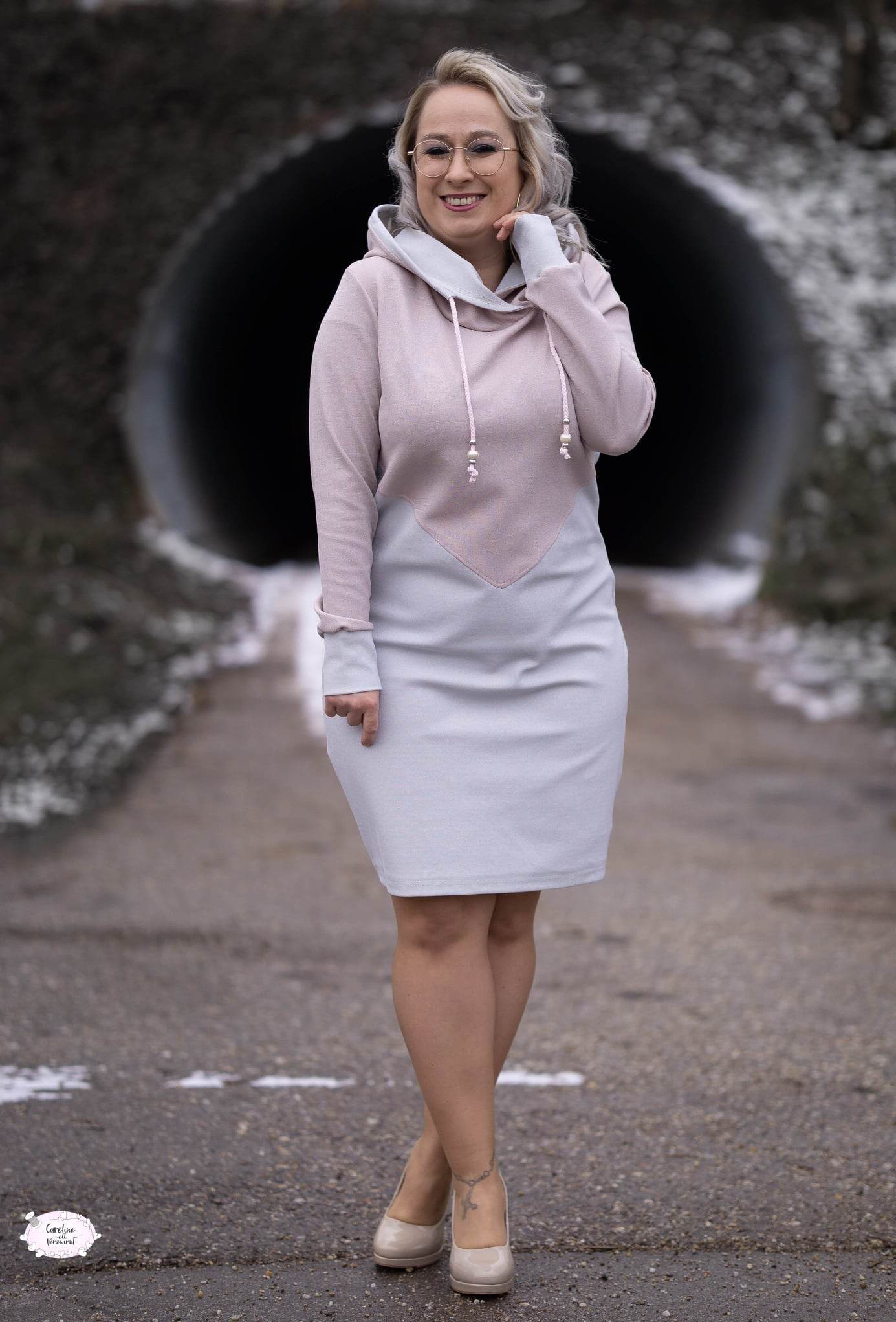 Schnittmuster Ebook Hoodiekleid UDINE Gr. 32-56 : - Sewando