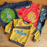 Applikationsvorlage Little Dinos - Sewando