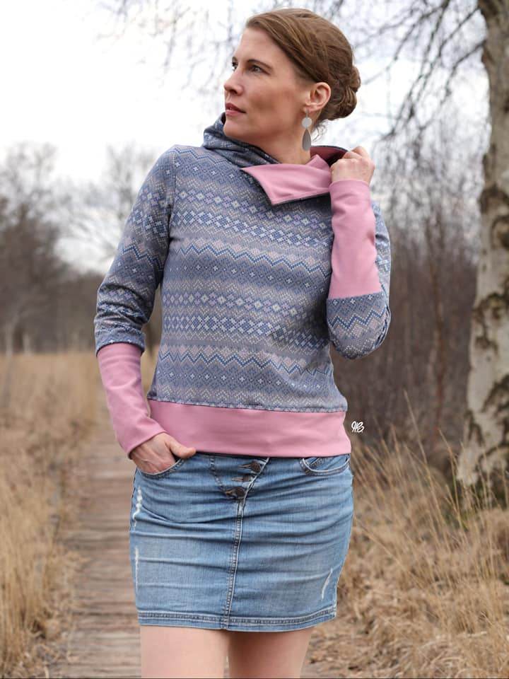 Schnittmuster Ebook Hoodiekleid UDINE Gr. 32-56 : - Sewando