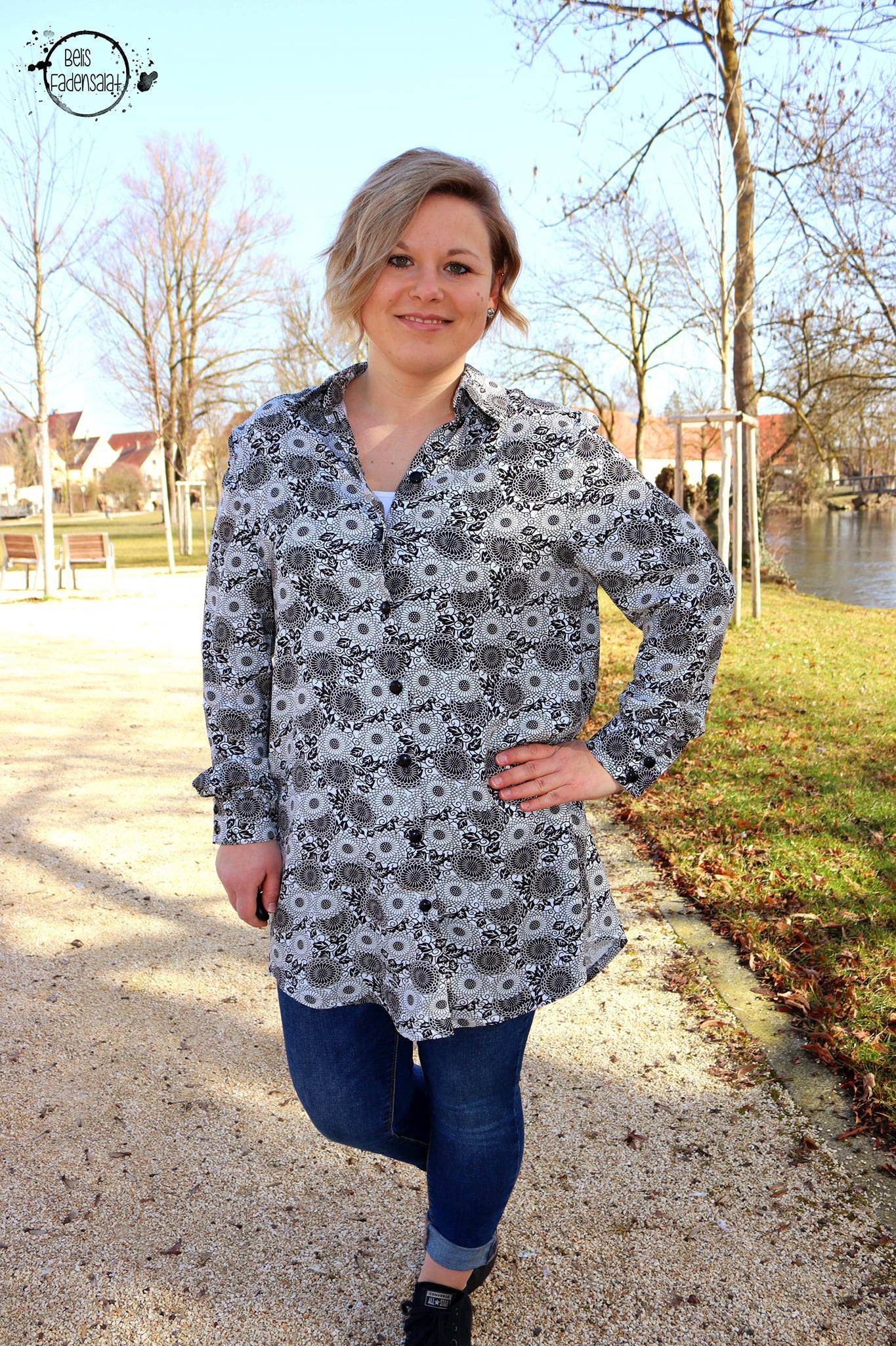 Schnittmuster Hemdbluse LIVORNO Gr. 32-48 : - Sewando