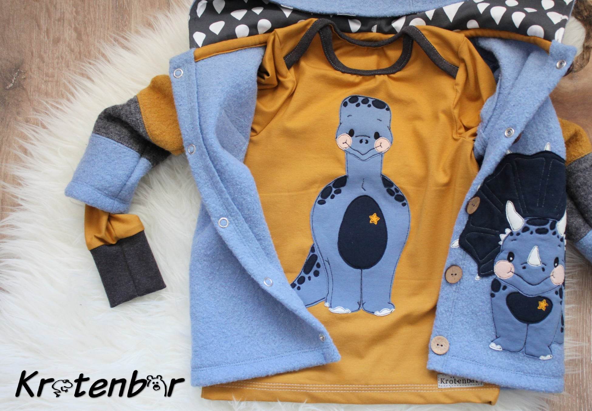 Applikationsvorlage Little Dinos - Sewando