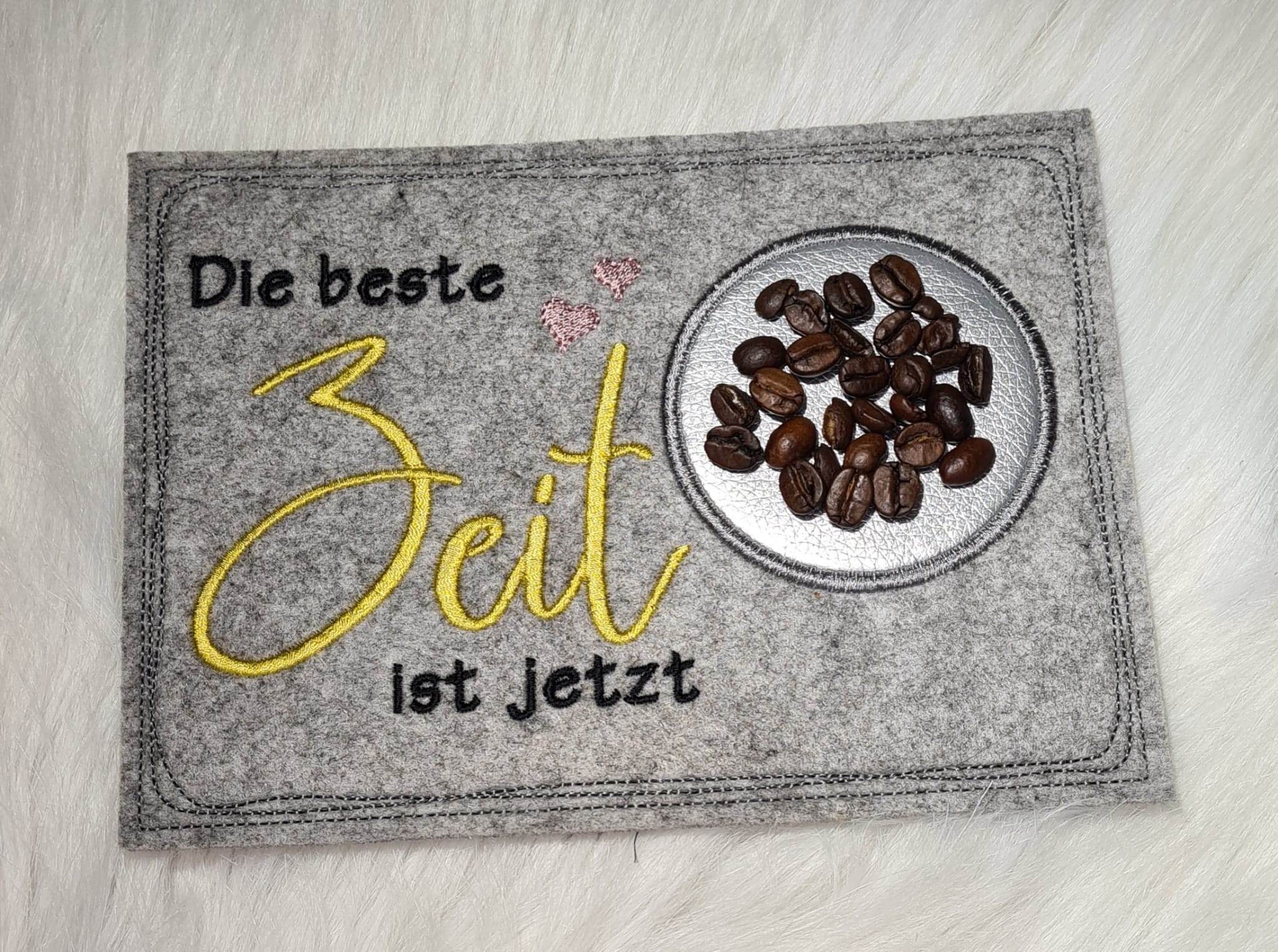 Stickdatei - 3x Spruch - Die beste Zeit ist jetzt - Sewando