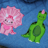 Applikationsvorlage Little Dinos - Sewando