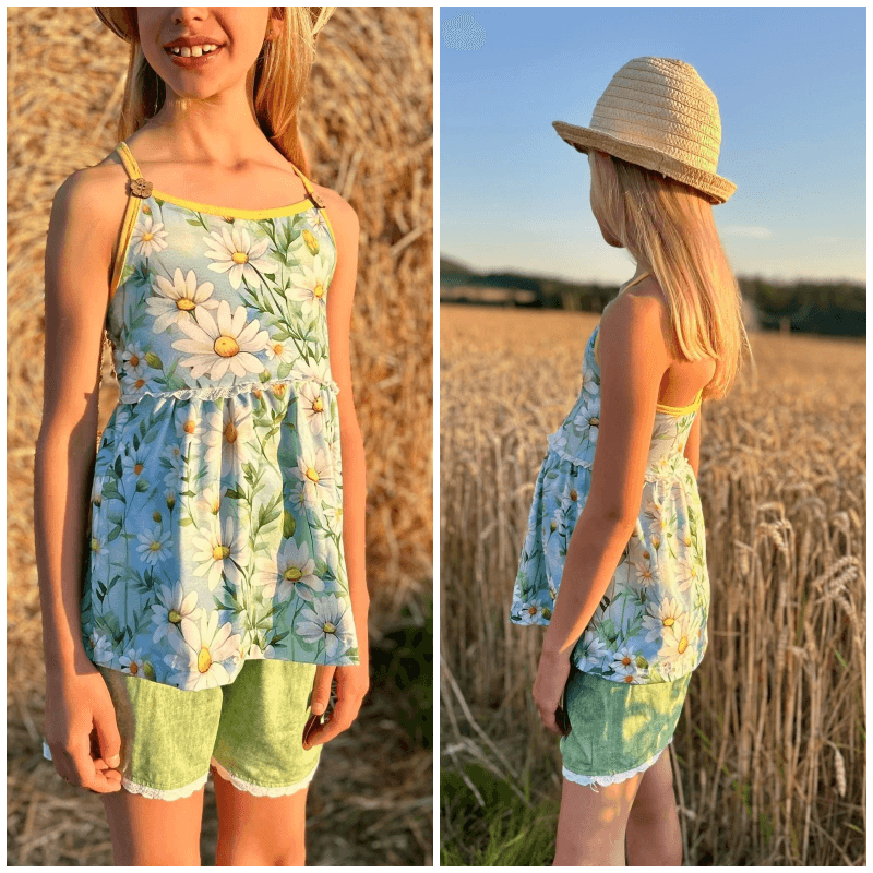 Schnittmuster Bijou Gr. 80 bis 158 Top/Tunika/Kleid - Sewando