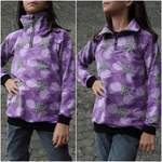 Schnittmuster Pullover, Troyer Achat Gr. 80 bis 152 - Sewando