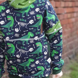 Schnittmuster Hoodie Schräger Vogel Gr. 74-140 - Sewando