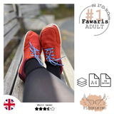 Barefoot Shoes Sewing Pattern #1 Fawaris ADULT ISL 27.0–31.0 cm, English