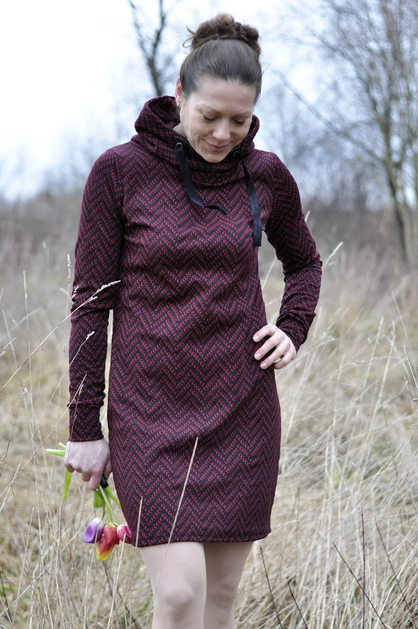 Schnittmuster Ebook Hoodiekleid UDINE Gr. 32-56 : - Sewando