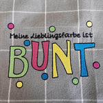 Stickdatei Spruch - Meine Lieblingsfarbe ist BUNT - Sewando