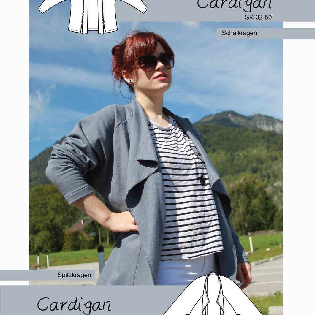 Schnittmuster Cardigan Damen Gr. 32-50 : - Sewando