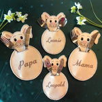 Stickdatei Bestecktasche / Gutscheintasche Hase (personalisierbar) in 2 Größen - Sewando