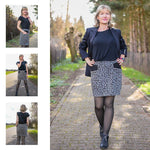 GIULIA MIT TASCHEN - MINIROCK - EBOOK - 32-54 Schnittmuster - Sewando